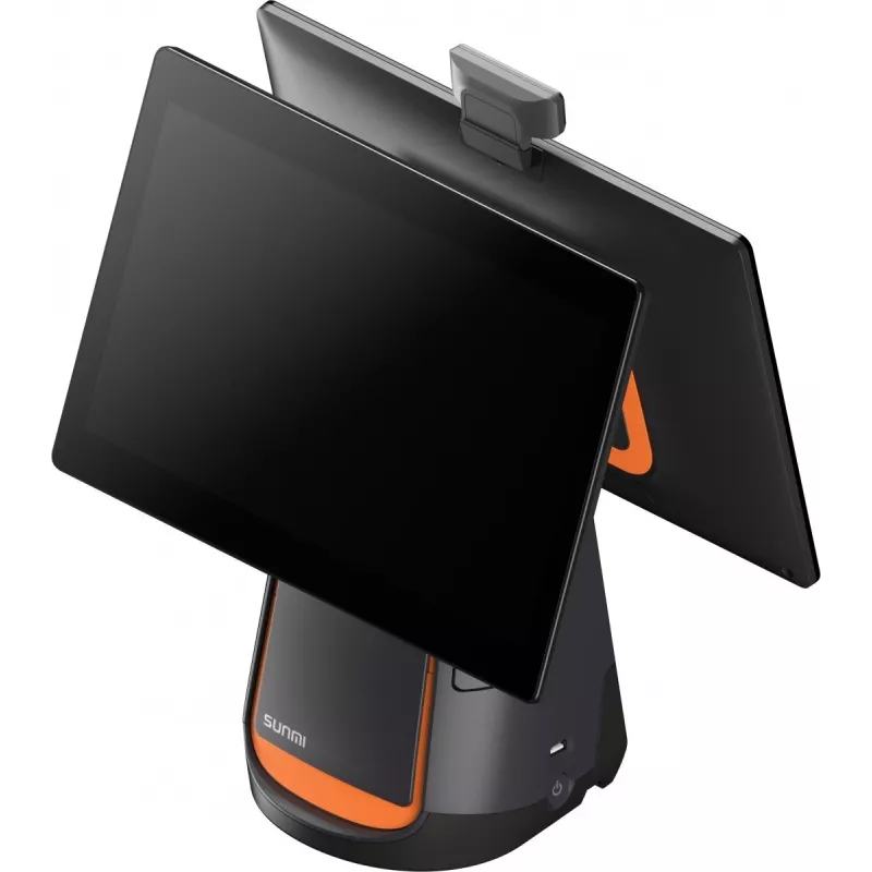 Stalinis POS T2s, Android 9, 15.6+10 col., 4/64GB, 80mm, WiFi