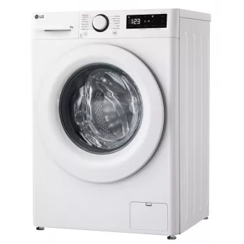 LG | Skalbimo mašina | F2WR508SWW | Energijos efektyvumo klasė A-10% | Įkraunama iš priekio | Skalbimo talpa 8 kg | 1200 aps./min | Gylis 47,5 cm | Plotis 60 cm | Ekranas | LED | Garo funkcija