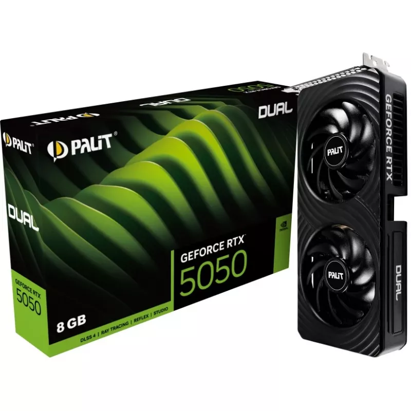 Palit GeForce RTX 5050 Dual 8GB GDDR7 vaizdo plokštė