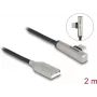 DeLOCK USB 2.0 laidas Type-A vyriška jungtis į Type-C vyriška jungtis kampuota 60W 2m