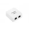 Lanberg OS6-0002-W kabelis Interface/Gender Adapter 2 X RJ-45 Balta (OS6-0002-W)