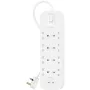 Apsaugos nuo viršįtampių įrenginys SurgePlus 8x Schuko 2xUSB-C 900J 2m