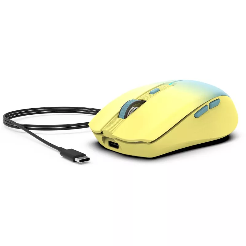 Cian Technology GmbH INCA pelė IWM-511RS Blt+Wrls RGB pagrindinė spalva Geltona