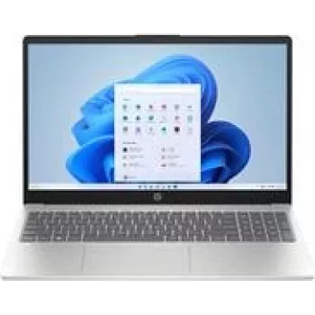 HP 15-fc0063ng nešiojamasis kompiuteris 39,6 cm (15,6) 1920x1080 - Ryzen 5 7430U - 512 GB SSD - HDMI/USB-C - „Windows 11 Home“ - sidabrinis (15-fc0063ng)
