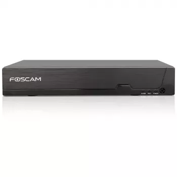 Foscam FN9108HE tinklo vaizdo registratorius juodas, 8 kanalų, 5MP, PoE, HDMI+VGA