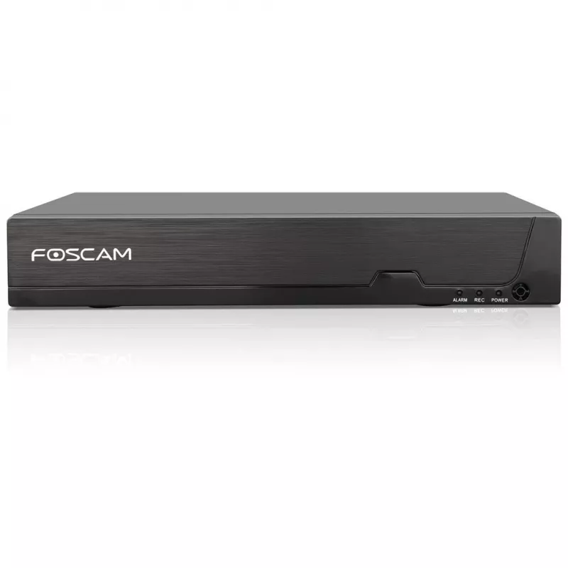 Foscam FN9108HE tinklo vaizdo registratorius juodas, 8 kanalų, 5MP, PoE, HDMI+VGA