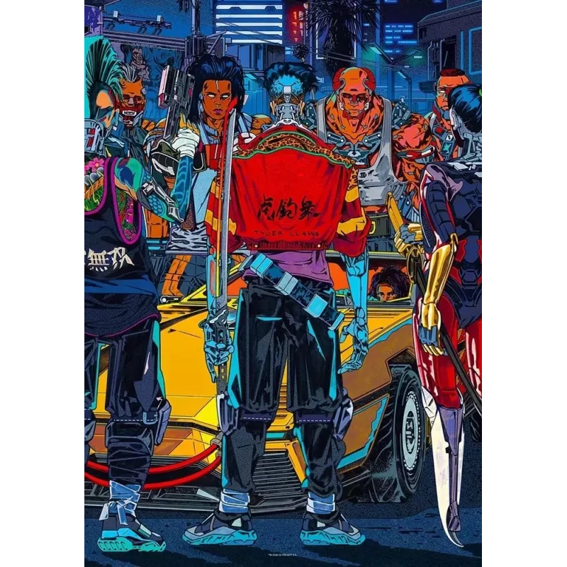 Good Loot komiksų knygos dėlionė: Cyberpunk 2077 Kickdown, 1000 vnt.