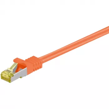Tinklo kabelis Goobay RJ-45 CAT7 5 m oranžinis S/FTP