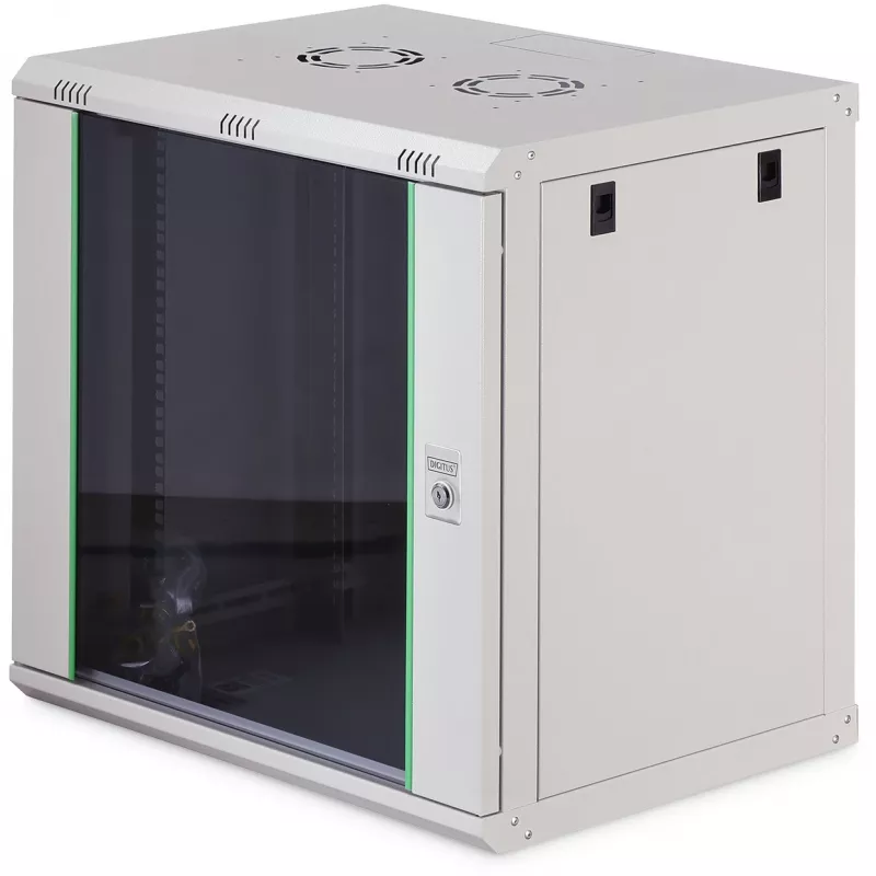 Prie sienos montuojamas stovas Digitus DN-19 12-U-EC