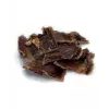 Šunų skanėstas BULT Eko Džiovinta jautiena 70 g — vieno ingrediento dehidratuotas jautienos užkandis šunims, baltymų 67,2%, riebalų 15,7%
