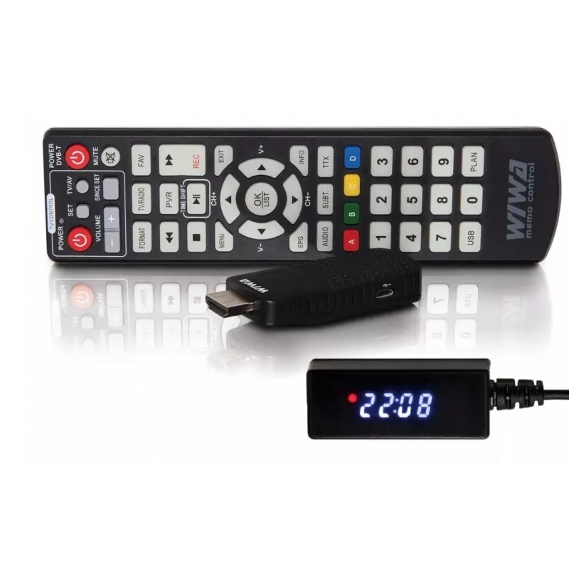 Dekoder Tuner TV Wiwaj DVB-T2 Hevec Mini LED