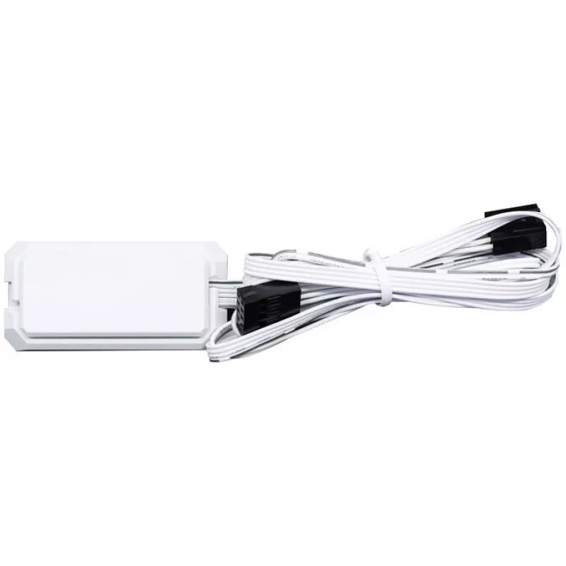 Lian Li UNI FAN TL Wireless LCD 120 balta — 120 mm PWM ventiliatorius su belaidžiu LCD valdikliu