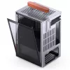 PC korpusas Jonsbo T6, Mini-Tower, Mini-ITX, sidabrinis