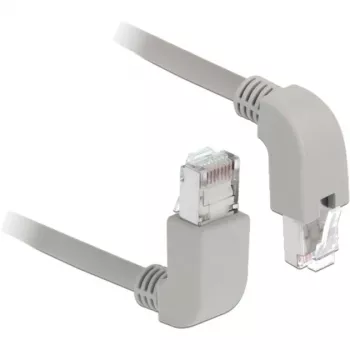 Tinklo kabelis DeLOCK 85871 Cat6a S/FTP 1m Pilkas