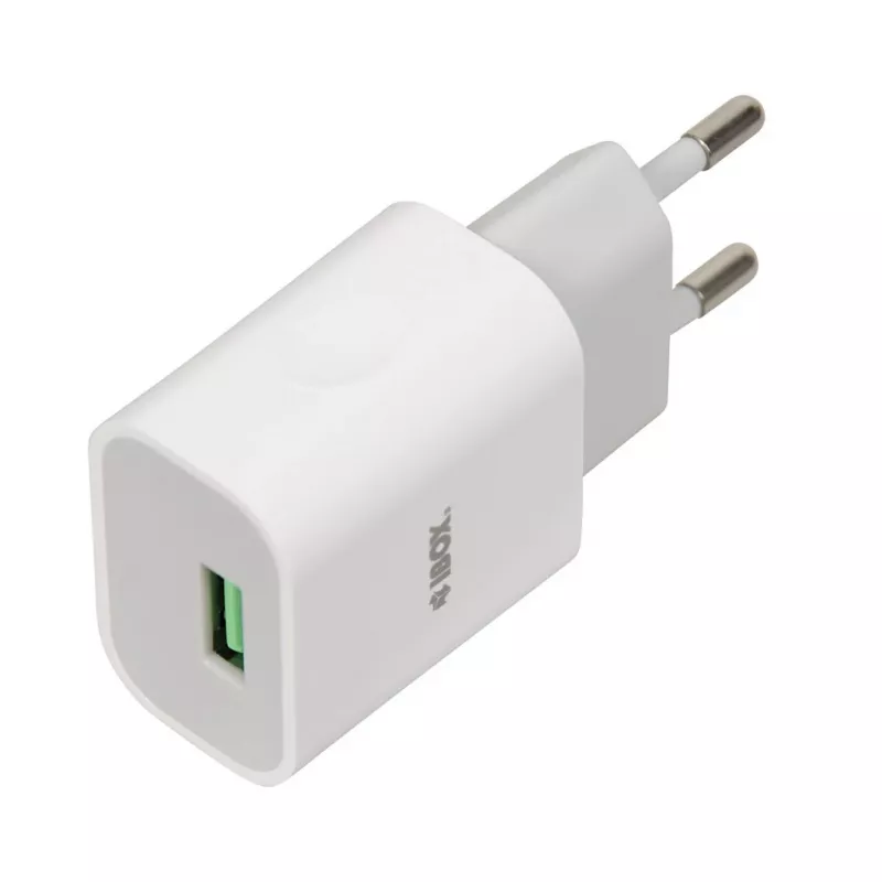Maitinimo įkroviklis iBOX C-41 USB 2A, 1 USB prievadas, microUSB laidas, baltas