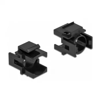 Keystone dangtelis DeLOCK 86738 juodas 12,5 mm anga 4 vnt.