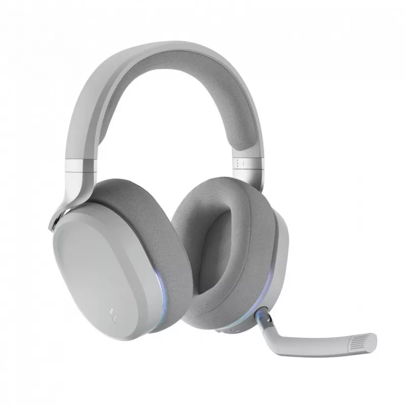 Fractal Design Scape ausinės laidinės ir belaidės, lankeliu, muzikai, įkrovimo stovelis, pilka