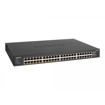 NETGEAR GS348PP Nevaldomas Gigabit Ethernet (10/100/1000) Power over Ethernet (PoE) Juodas