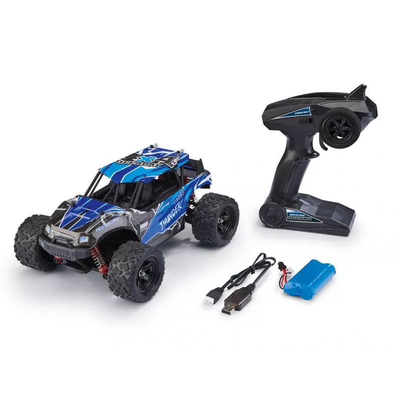 Revell Control 24831 X-Treme Cross Thunder 1:18 pradinio lygio elektrinis RC modelio automobilis bagis su visais varomaisiais ratais (4WD) (24831)