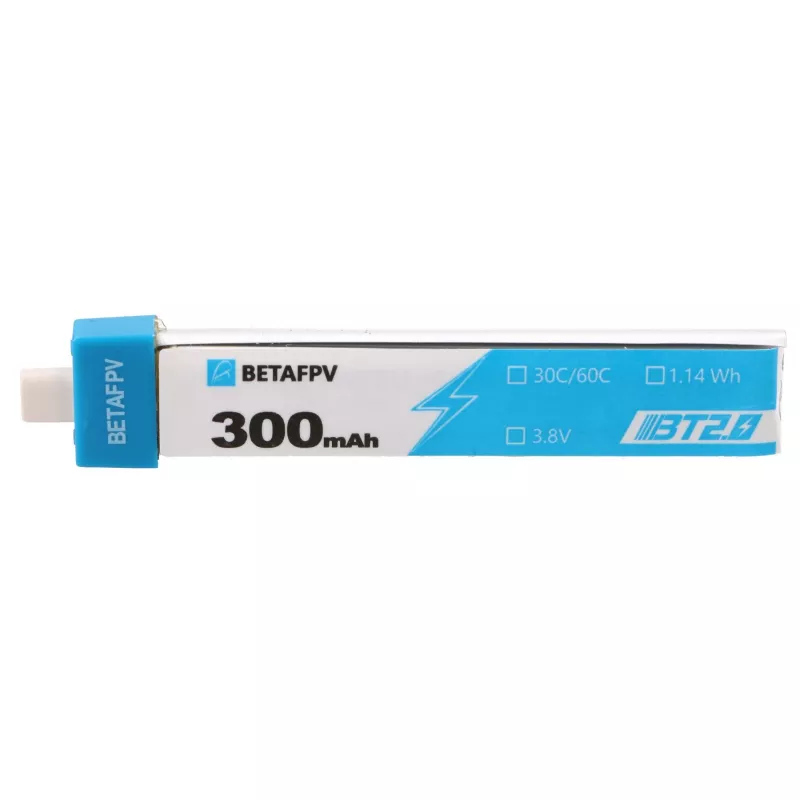 BetaFPV BT2.0 1S dronų baterijų rinkinys 300mAh 8 vnt., 3,8 V