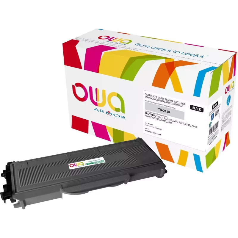 Tonerio kasetė OWA Armor K15112OW for Brother printers, Juoda, 1 vnt., lazerinis