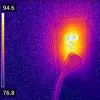 FLIR C3-X terminio vaizdo kamera Juoda 1800 mAh Vanadžio oksido nenuošaldytos židinio plokštumos matricos Integruotas ekranas 128 x 96 pikselių LCD 640 x 480 pikselių