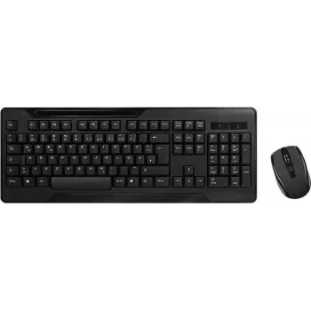 Logilink klaviatūros ir pelės rinkinys 2,4 GHz, 1000 DPI pelė, juoda (ID0194)