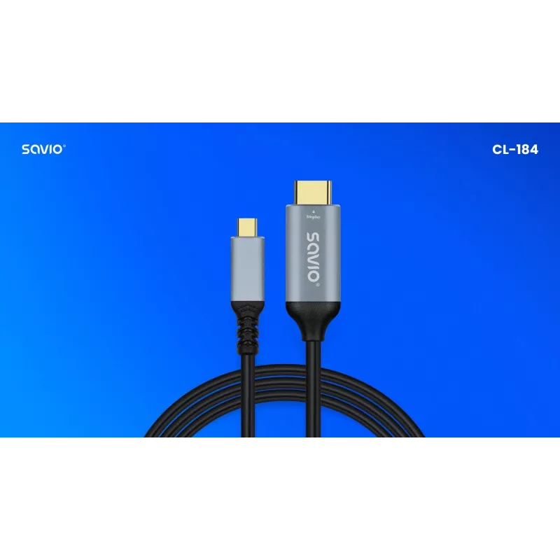 Laidas USB-C į HDMI v2.0b, 3 m, varinis CL-184
