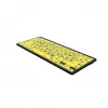 Logickeyboard LKB-LPBY-BTON-DE klaviatūra Bluetooth QWERTZ vokiečių k. juoda - geltona (LKB-LPBY-BTON-DE)