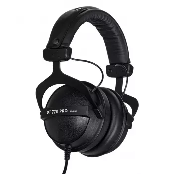 Beyerdynamic DT 770 PRO ausinės, laidinės, ant galvos dedamas lankelis, muzikai, pilkos