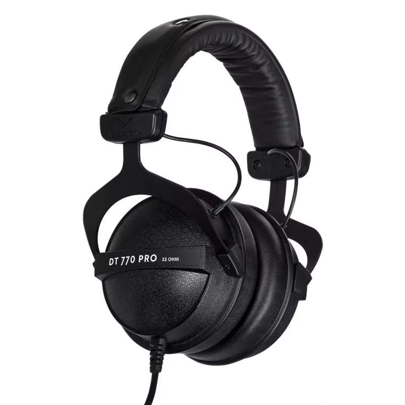 Beyerdynamic DT 770 PRO ausinės, laidinės, ant galvos dedamas lankelis, muzikai, pilkos