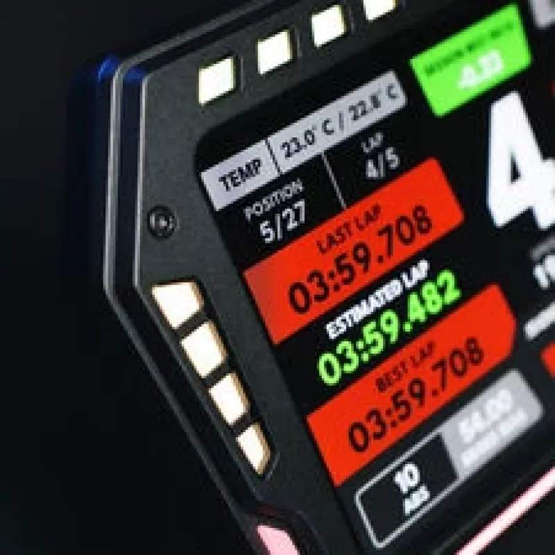 SOELPEC XR-7 Display, Simracing-Touchscreen, RGB-Telemetrie - Juoda