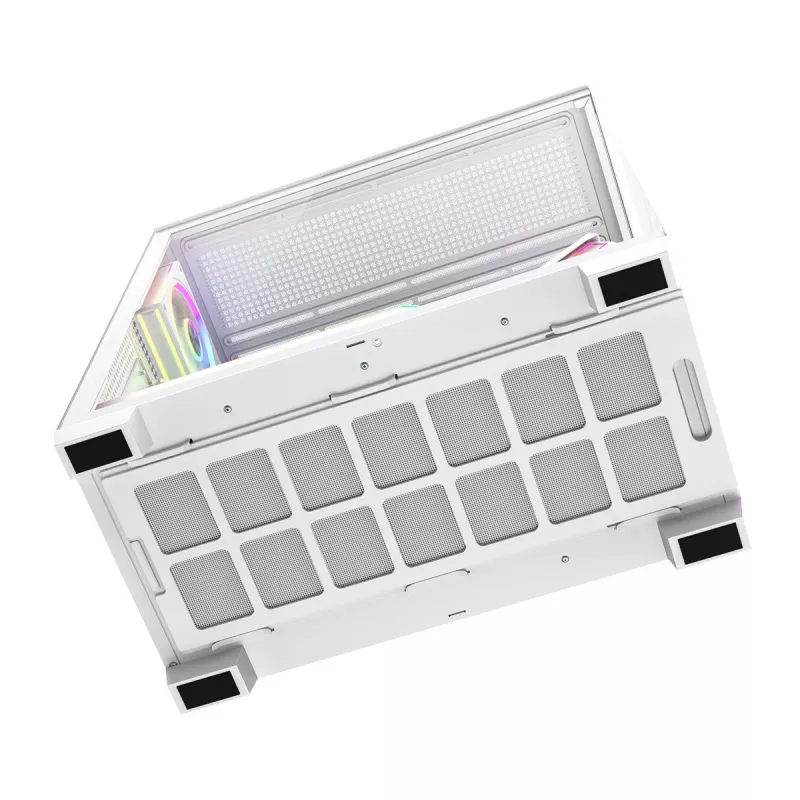 Modecom Volcano Stellar Plus ARGB Midi 5F Baltas
