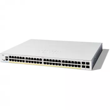 Valdomas komutatorius Cisco Catalyst 1300-48FP-4X 48 prievadų GE Full PoE 4x10GE SFP+