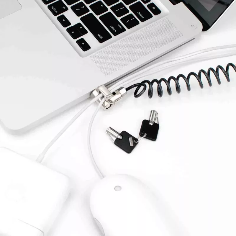Compulocks Universal PC kabelis Lock Peripheral Security Trap Included Juoda Coiled Lock