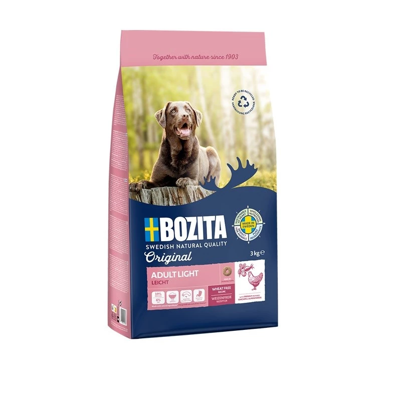 BOZITA Originali Adult Light Chicken - sausas šunų maistas - 12 kg