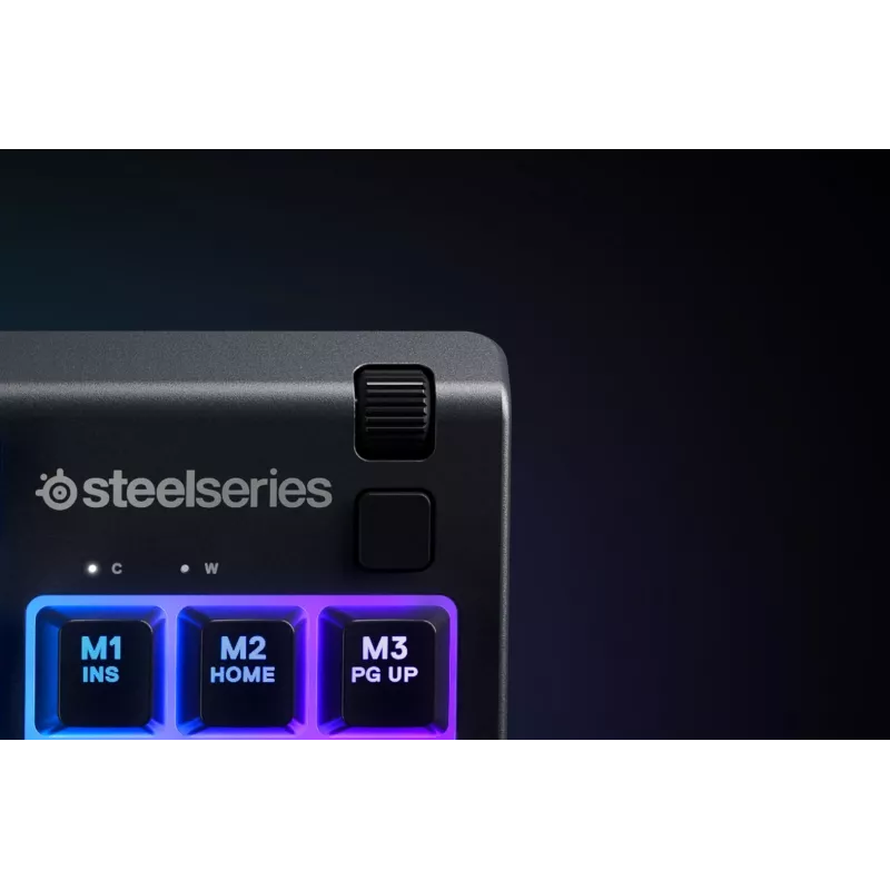 Steelseries APEX 3 TKL klaviatūra USB QWERTY US English juoda