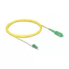DeLOCK InfiniBand/šviesolaidinis kabelis 3 m LC SC Geltonas 83862