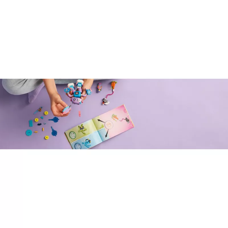 LEGO statybinių kaladėlių rinkinys LEGO 71490 Dreamzz Izzie and Bunchurro Gaming Bunny – personažų žaidimo rinkinys