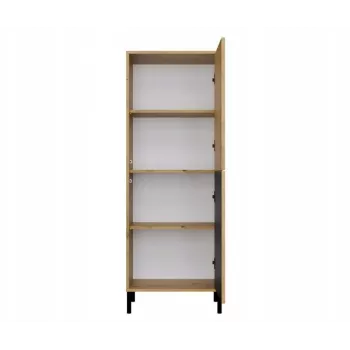 KAMARO 2DK plonas/GŁ ąžuolas ARTISAN DISPLAY CABINET