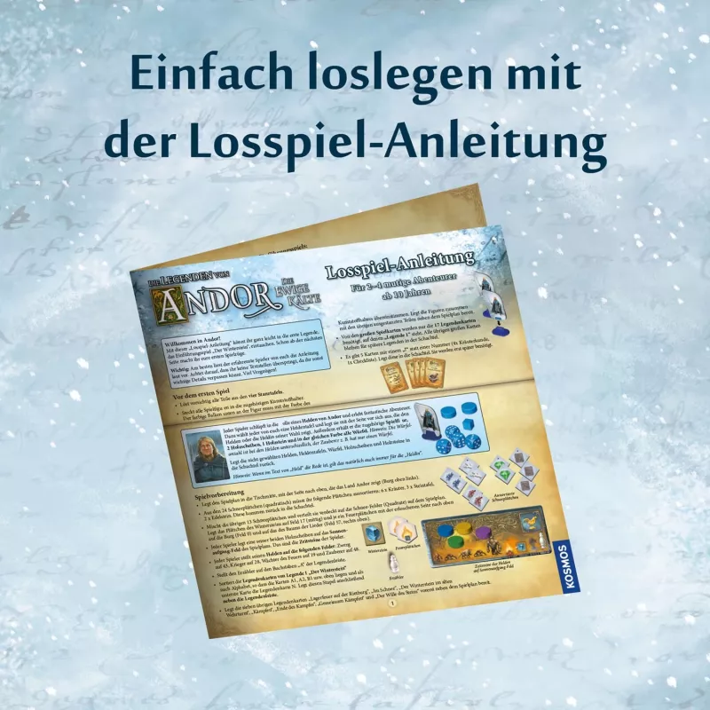 Die Legenden of Andor - The Eternal Cold, stalo žaidimas