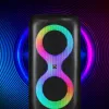 Nešiojamasis muzikos centras MANTA SPK0401B100 Bluetooth garsiakalbis, 100 W pikinė galia, FM radijas, karaoke, įmontuota baterija, X-BASS