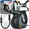 Nešiojamasis garų valytuvas BLOW PURE STEAM — 1050 W, 0,35 L bakelis, 3,2 bar, maks. 130 °C, komplekte grindų ir langų antgaliai
