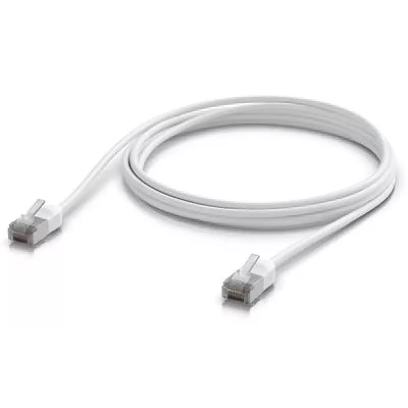 Tinklo kabelis Ubiquiti UACC-Cable-Patch-Outdoor-C6A-2M-W RJ-45 Cat6a 2 m baltas