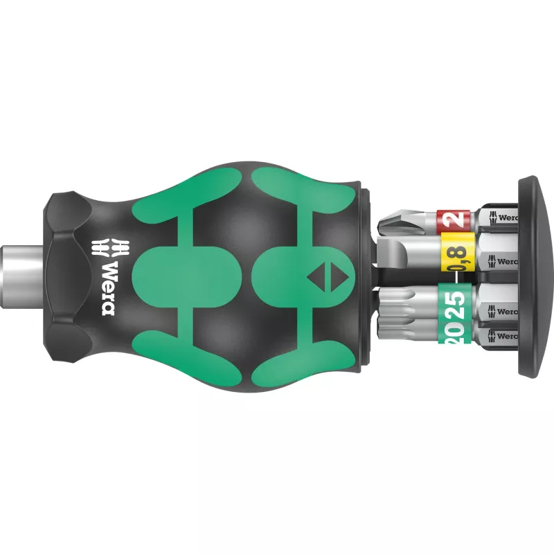 Kraftform compact Stubby Magazin 1 Bit-Set (juoda/žalia, 7 dalių)