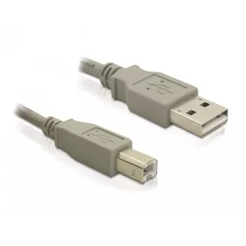 USB laidas DeLOCK 82216 USB 2.0 3m USB A USB B Pilka