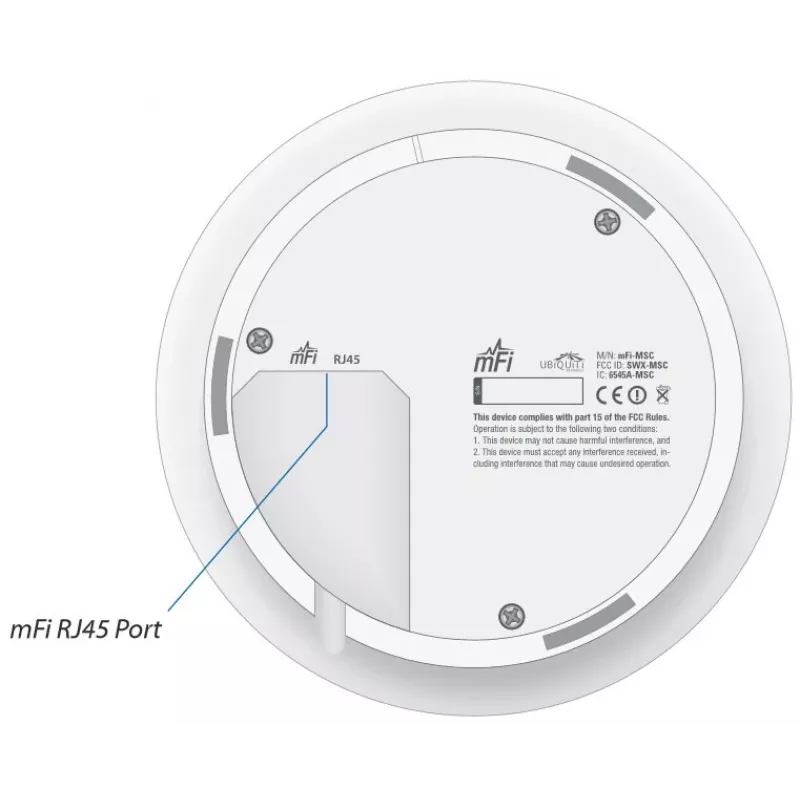 „Ubiquiti Networks mFi-MSC“ – 0–50 °C – 5–95 – 13,45 cm – 13,45 cm – 3,05 cm (mFi-MSC)