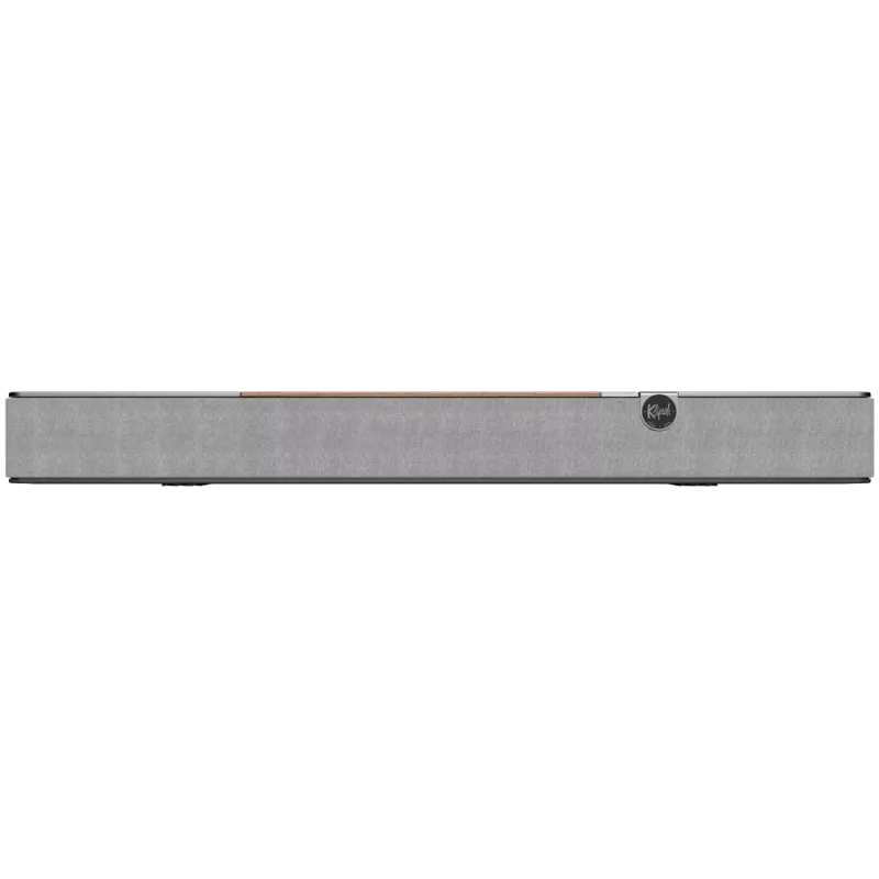 Garso juosta KLIPSCH Flexus CORE 100 — 2.1 kanalai, 100 W, įmontuotas žemų dažnių garsiakalbis, pilka/riešutmedžio