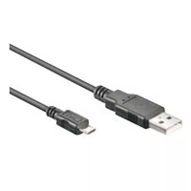 Wentronic goobay - USB 2.0 laidas - USB 2.0 Type A (M) - micro USB 2.0 Type D (M) - 3 m - juodas
