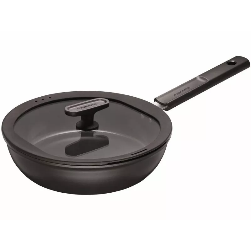 Pan Fiskars 26 cm virėjo keptuvė 1075529 su Hard Face nelimpančia danga